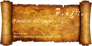 Pandia Álmos névjegykártya